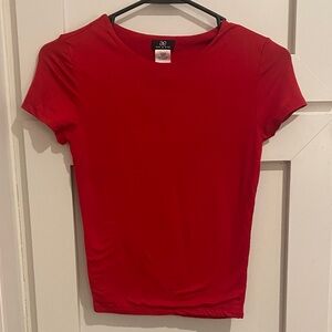 Vibrant Red Short Sleeve Women's Tee